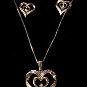 NWOT KAY Jewelers DIAMOND ❤️ SET Retail $160